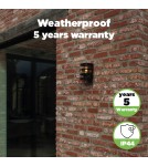 Outdoor wall lamps - Lutec Outdoor Wall Mounted DALTON 5214501330 - product 7