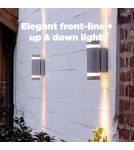 Outdoor wall lamps - Lutec FOCUS Wall-mounted 2xGU10 Anthracite 5604011118 - product 10