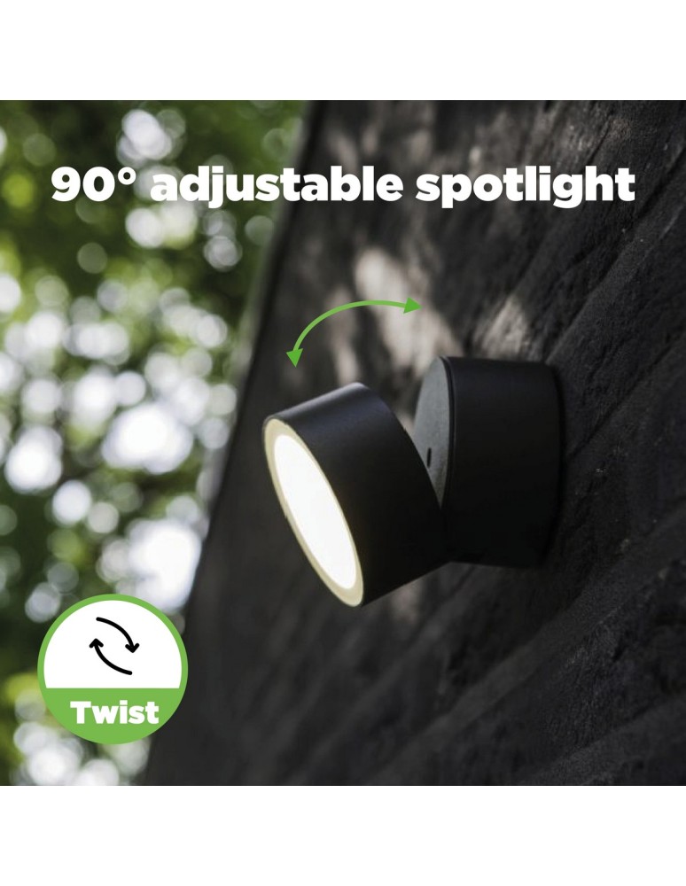 Outdoor wall lamps - Lutec TRUMPET LED Ceiling Anthracite 5626001118 - product kolory-swiatla.pl 6