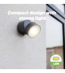 Outdoor wall lamps - Lutec TRUMPET Wall-mounted LED Charcoal Grey 5626101125 - product 5