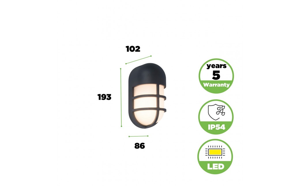 Lutec BULLO Sufitowa LED szary 6383001118