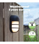 Outdoor wall lamps - Lutec BULLO LED ceiling grey 6383001118 - product 9