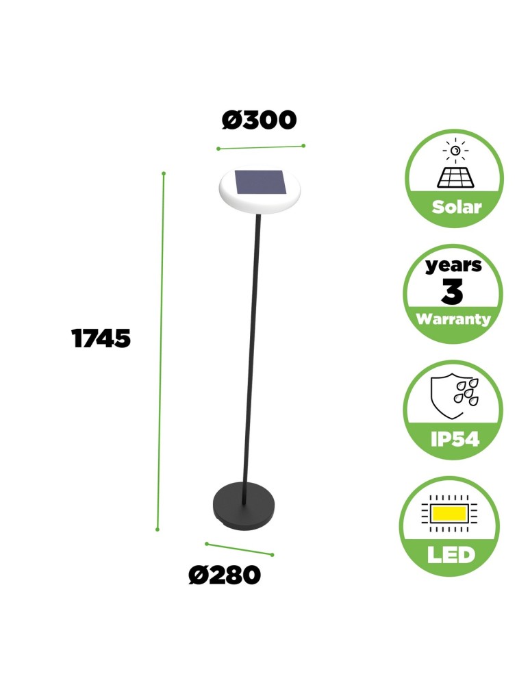 Portable garden lamps - Lutec Outdoor Portable Solar POPS SOLAR 6910901012 - product kolory-swiatla.pl 9