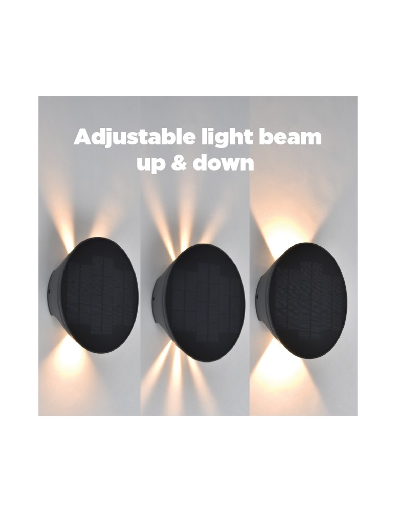 Outdoor wall lamps - Lutec Outdoor Solar Hybrid BELKA HYBRID 6915601335 - product kolory-swiatla.pl 7