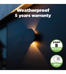 Outdoor wall lamps - Lutec Outdoor Solar Hybrid BELKA HYBRID 6915601335 - product 8