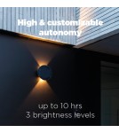 Outdoor wall lamps - Lutec Outdoor Solar Hybrid BELKA HYBRID 6915601335 - product 9