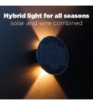 Outdoor wall lamps - Lutec Outdoor Solar Hybrid BELKA HYBRID 6915601335 - product 10