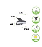 Solar lamps - Lutec Outdoor Solar RUNDA SOLAR 6915801335 - product 9