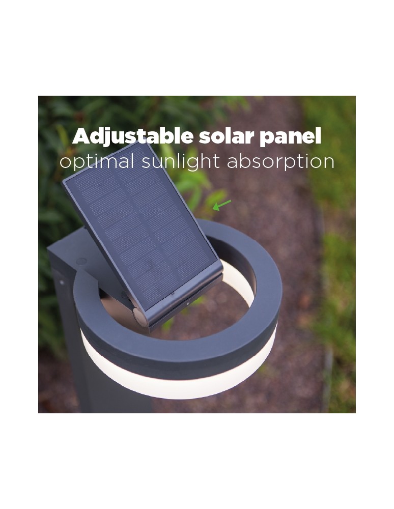 Solar lamps - Lutec Outdoor Solar RUNDA SOLAR 6915802118 - product kolory-swiatla.pl 9