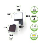 Solar lamps - Lutec Outdoor Solar SUNSHINE - MOVEMENT SENSOR 6925604345 - product 2
