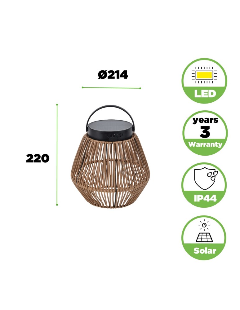 Portable garden lamps - Lutec Outdoor Solar COPPA SOLAR 6933708330 - product kolory-swiatla.pl 5