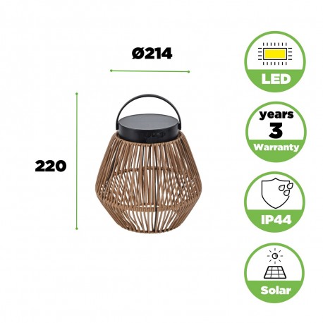 Lutec Zewnętrzna Solarna COPPA SOLAR 6933708330