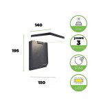 Solar lamps - Lutec Outdoor Wall MOZE 6943101012 - product 3