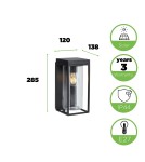 Outdoor wall lamps - Lutec Outdoor Wall FLAIR 6988804012 - product 8