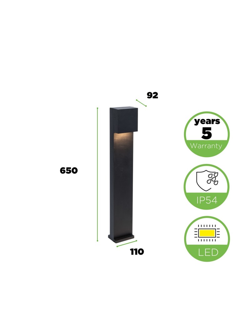 Standing garden lamps - Lutec Outdoor Standing GEMINI XF 7104002012 - product kolory-swiatla.pl 6