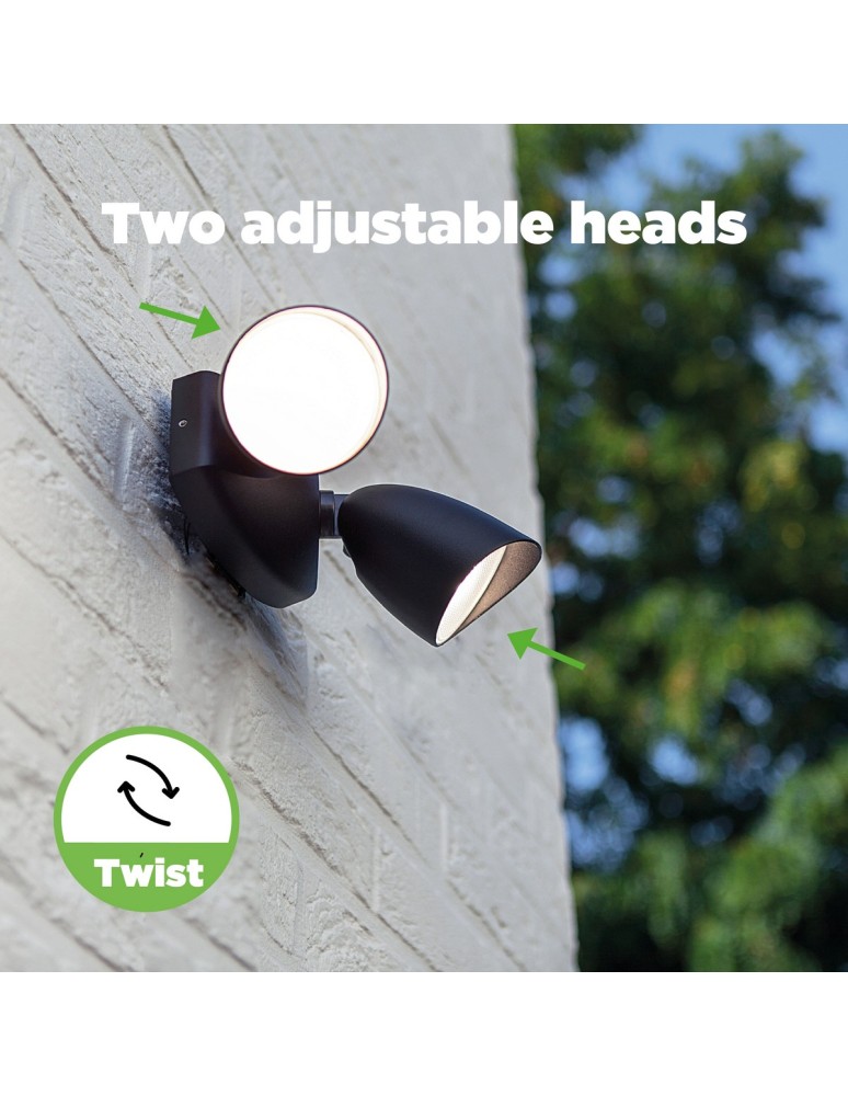 Outdoor wall lamps - Lutec Outdoor Wall SHRIMP 7622221012 - product kolory-swiatla.pl 5