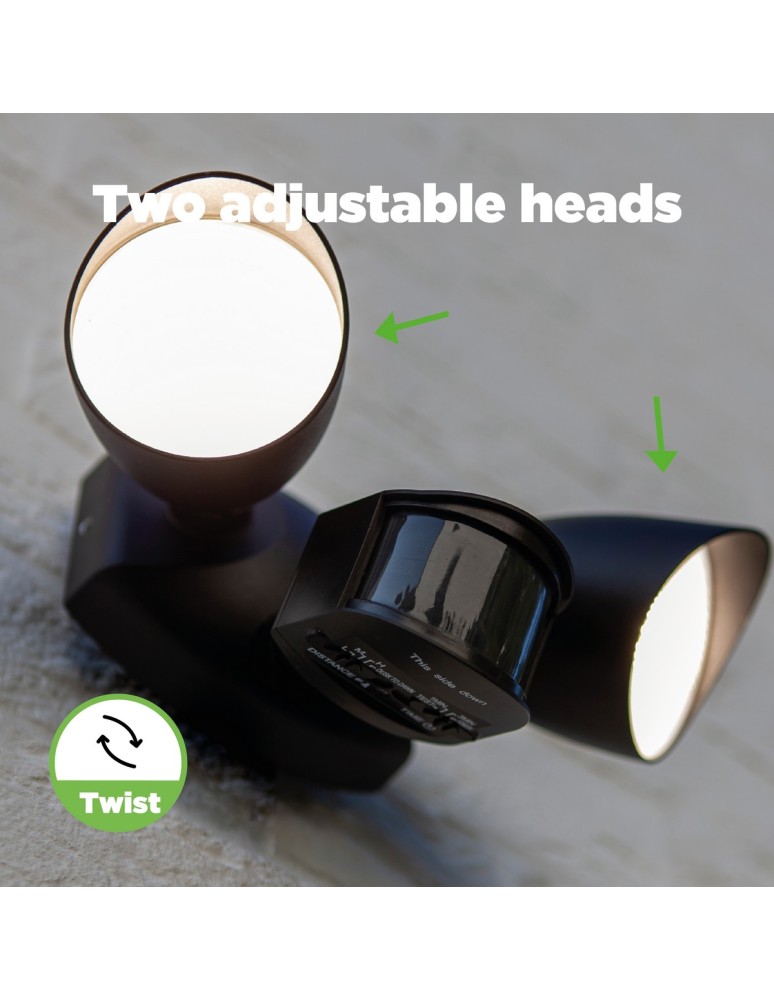 Outdoor lights with motion sensor - Lutec Outdoor Wall SHRIMP 7622222012 - product kolory-swiatla.pl 5