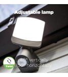 Outdoor lights with motion sensor - Lutec SUNSHINE - MOVEMENT SENSOR Wall-mounted LED Grey 7625701345 - product 12