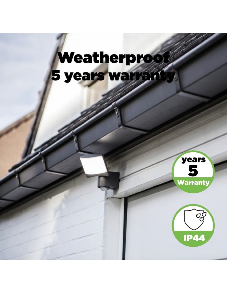 Outdoor lights with motion sensor - Lutec SUNSHINE - MOVEMENT SENSOR Wall-mounted LED Grey 7625701345 - product kolory-swiatla.pl 13