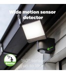 Outdoor lights with motion sensor - Lutec SUNSHINE - MOVEMENT SENSOR Wall-mounted LED Grey 7625701345 - product 14