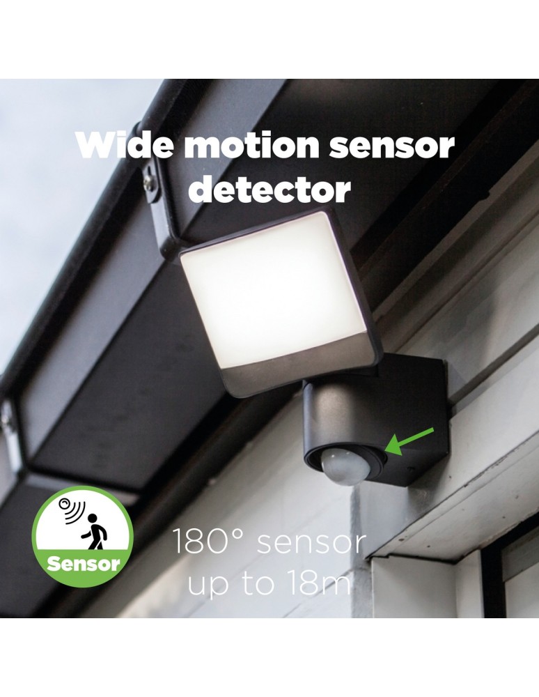 Outdoor lights with motion sensor - Lutec SUNSHINE - MOVEMENT SENSOR Wall-mounted LED Grey 7625701345 - product kolory-swiatla.pl 14