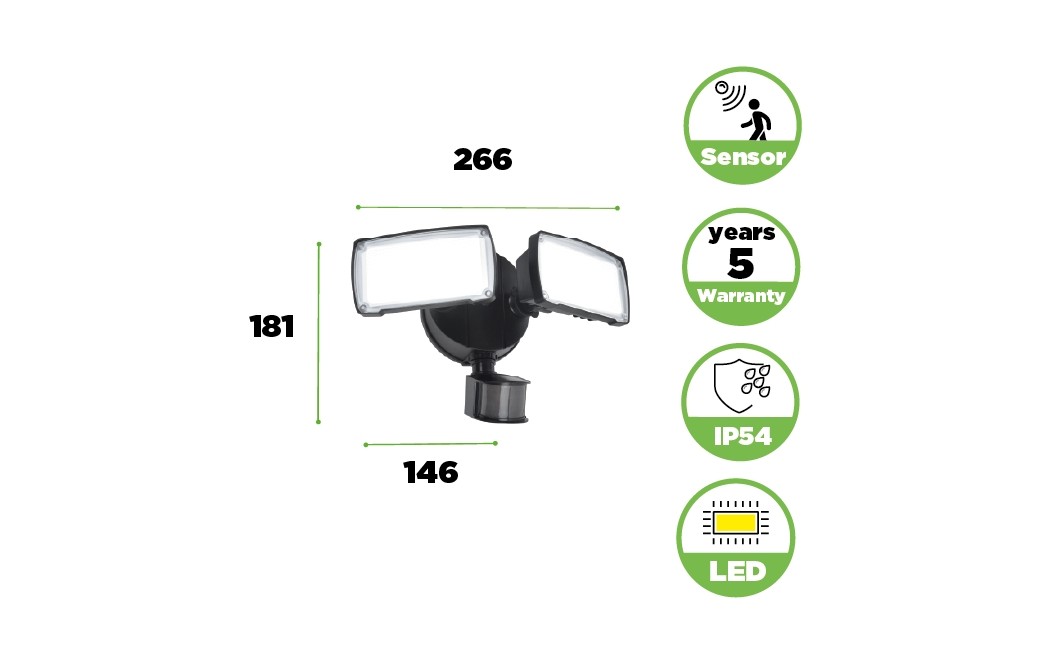 Lutec Zewnętrzna Ścienna CHIMERA 7635415330