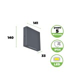 Outdoor wall lamps - Lutec Outdoor Wall PILI 5102601125 - product 10