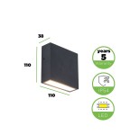 Outdoor wall lamps - Lutec Outdoor Wall Mounted GEMINI XF 5104002012 - product 6