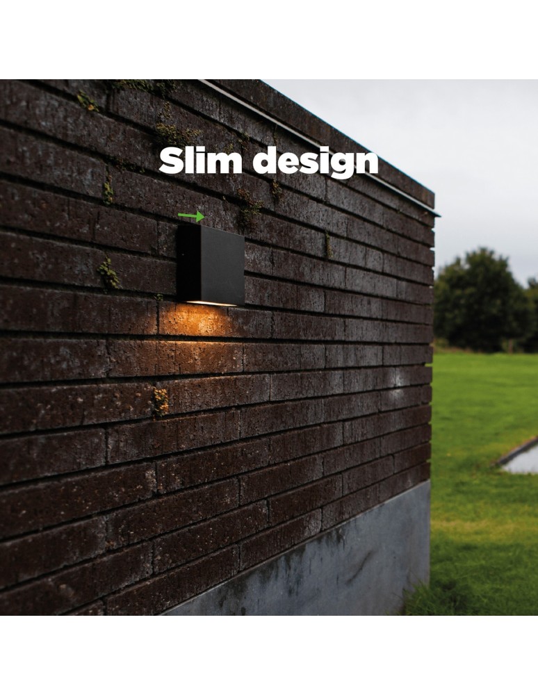 Outdoor wall lamps - Lutec Outdoor Wall Mounted GEMINI XF 5104002012 - product kolory-swiatla.pl 8