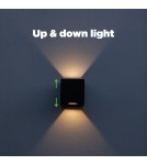 Outdoor wall lamps - Lutec Outdoor Wall Mounted GEMINI 5104003012 - product 6