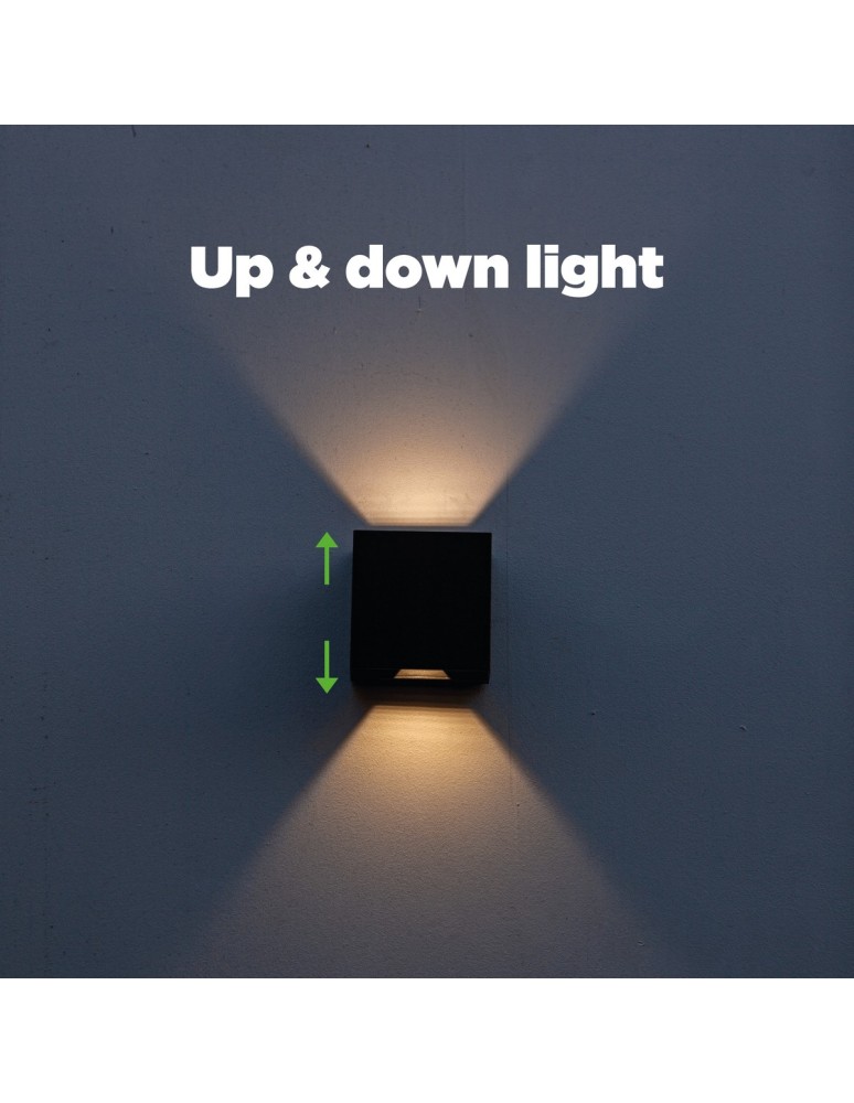 Outdoor wall lamps - Lutec Outdoor Wall Mounted GEMINI 5104003012 - product kolory-swiatla.pl 6