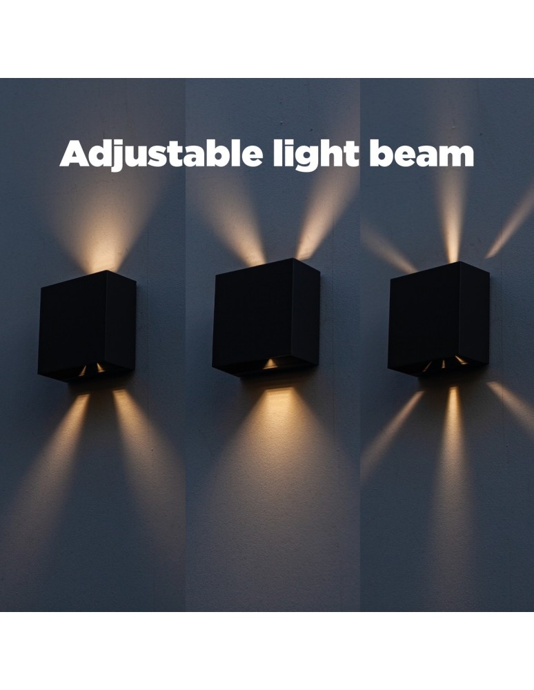 Outdoor wall lamps - Lutec Outdoor Wall Mounted GEMINI 5104003012 - product kolory-swiatla.pl 8