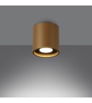 Gold ceiling fixtures - Sollux Plafond ORBIS 1 gold SL.1180 - product 3