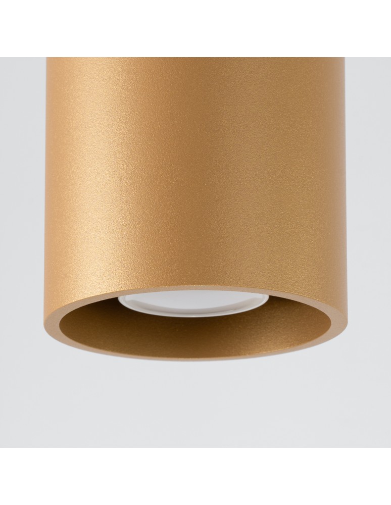 Gold ceiling fixtures - Sollux Plafond ORBIS 1 gold SL.1180 - product kolory-swiatla.pl 4