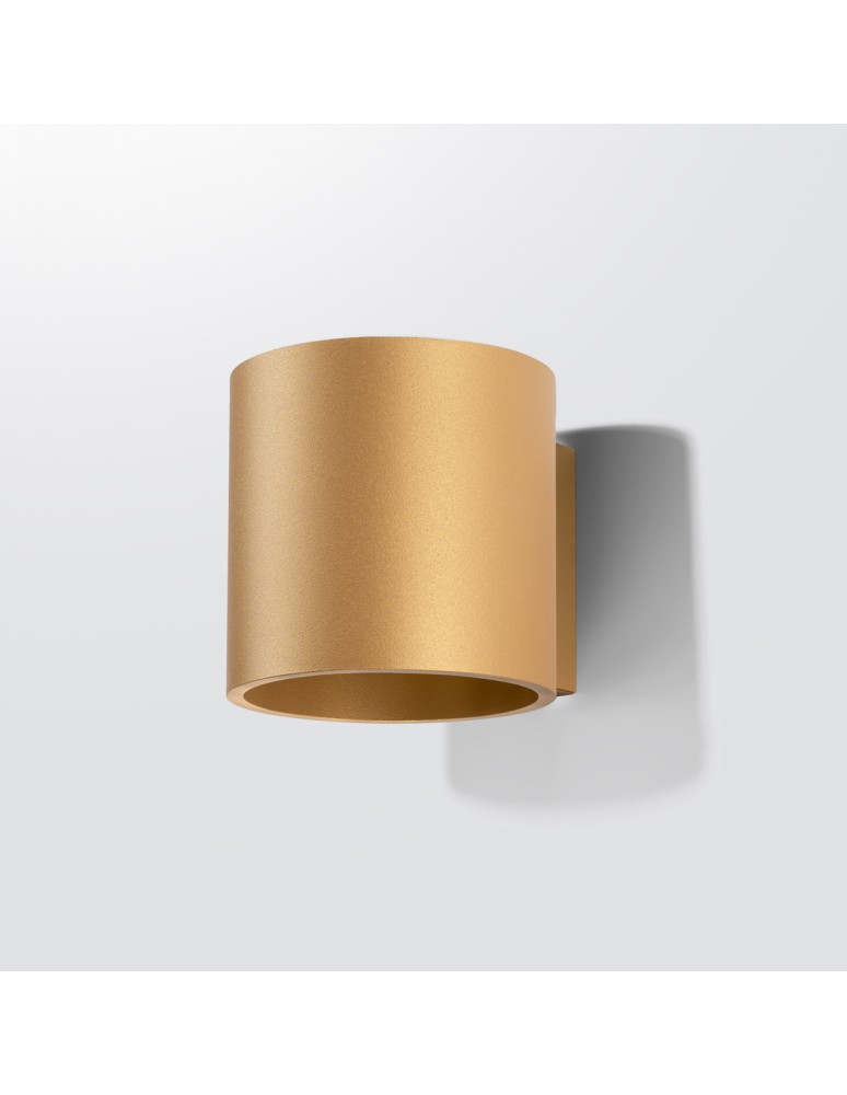 Gold wall lamps - Sollux Wall lamp ORBIS 1 gold SL.1181 - product kolory-swiatla.pl 2