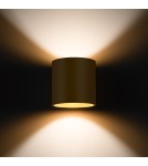 Gold wall lamps - Sollux Wall lamp ORBIS 1 gold SL.1181 - product 3