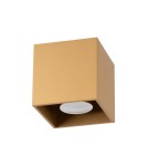 Gold ceiling fixtures - Sollux Plafond QUAD 1 gold SL.1182 - product 1