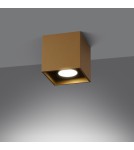 Gold ceiling fixtures - Sollux Plafond QUAD 1 gold SL.1182 - product 3