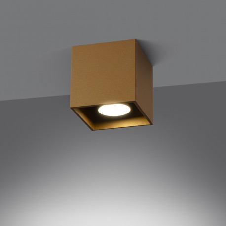Sollux Plafon QUAD 1 złoty SL.1182