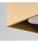 Gold ceiling fixtures - Sollux Plafond QUAD 1 gold SL.1182 - product 4