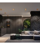 Gold ceiling fixtures - Sollux Plafond QUAD 1 gold SL.1182 - product 8