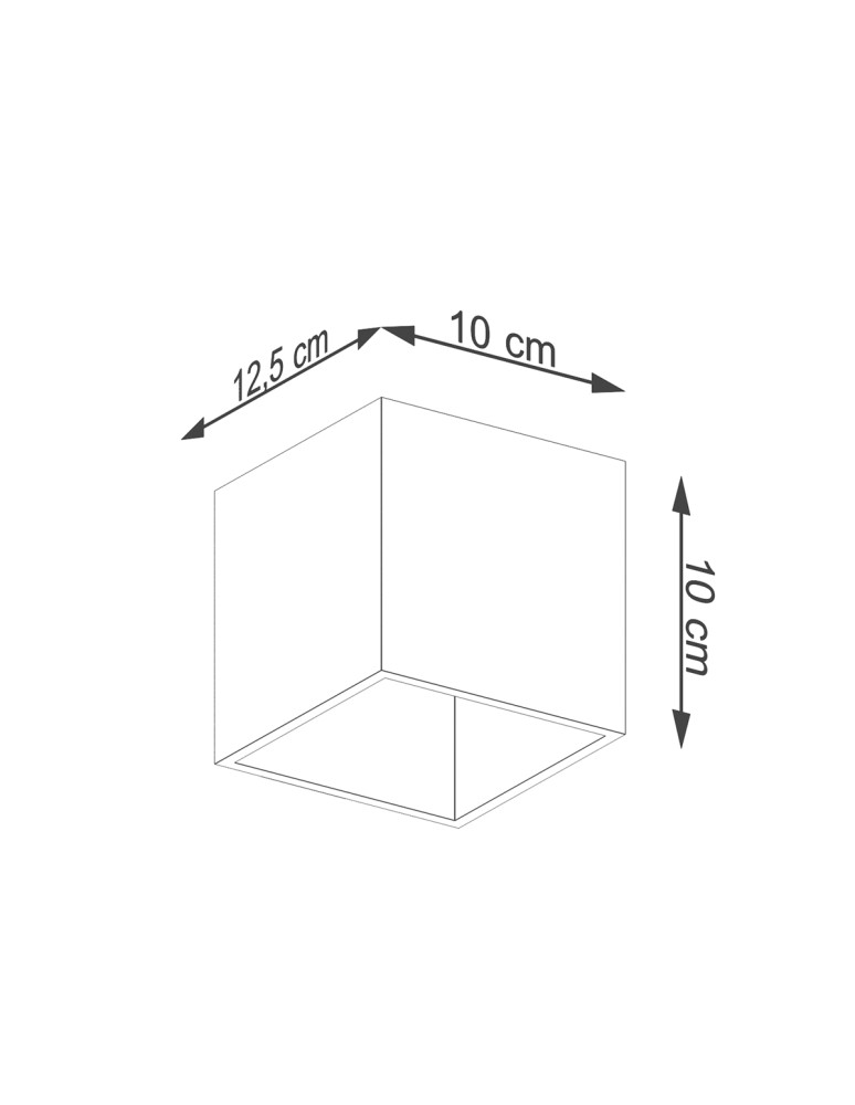 Sollux Kinkiet QUAD 1 złoty SL.1183