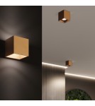 Gold wall lamps - Sollux Wall lamp QUAD 1 gold SL.1183 - product 7