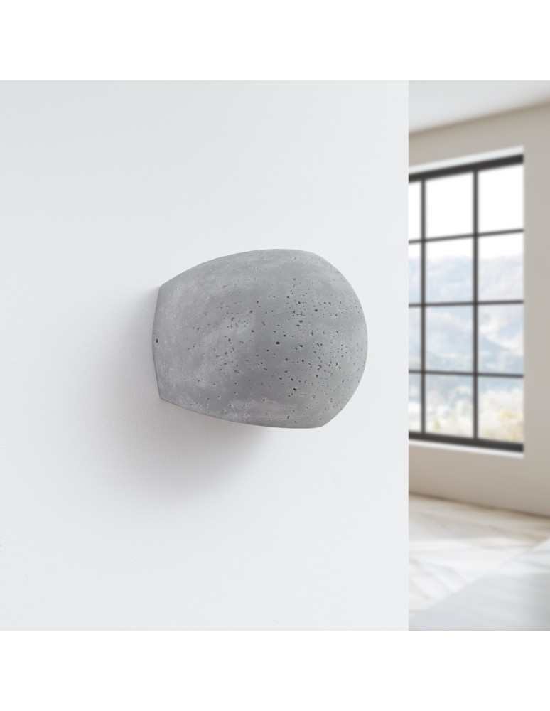 Wall lamps - Sollux Wall lamp GLOBE concrete SL.1362 - product kolory-swiatla.pl 2