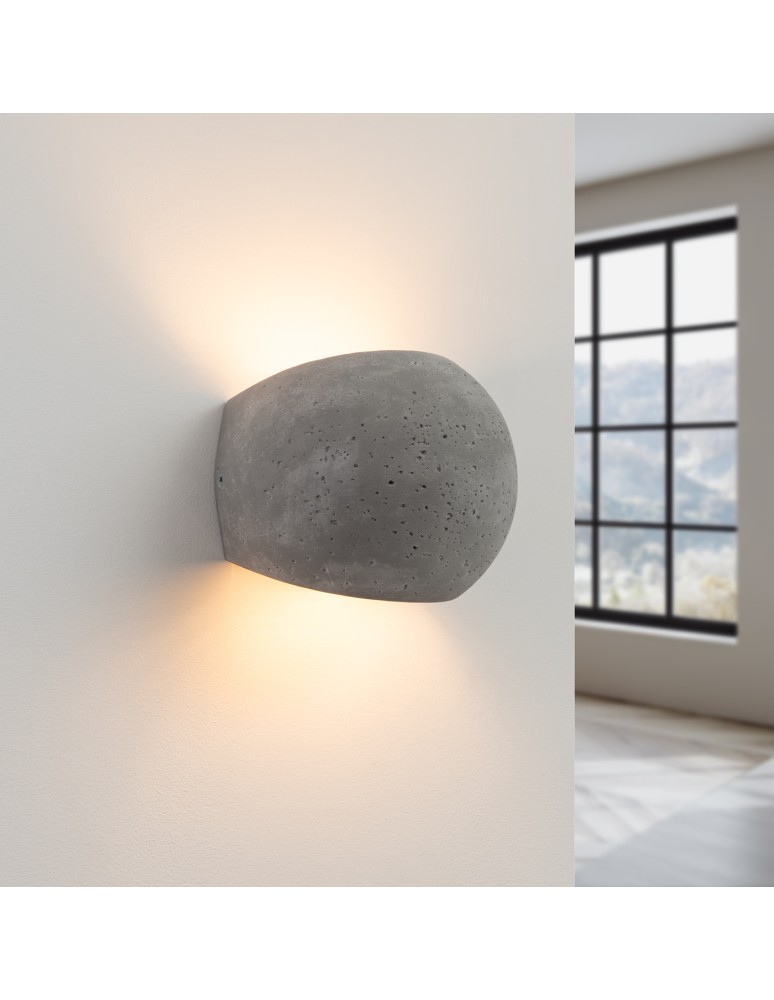 Wall lamps - Sollux Wall lamp GLOBE concrete SL.1362 - product kolory-swiatla.pl 3