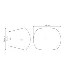 Wall lamps - Sollux Wall lamp GLOBE concrete SL.1362 - product 10