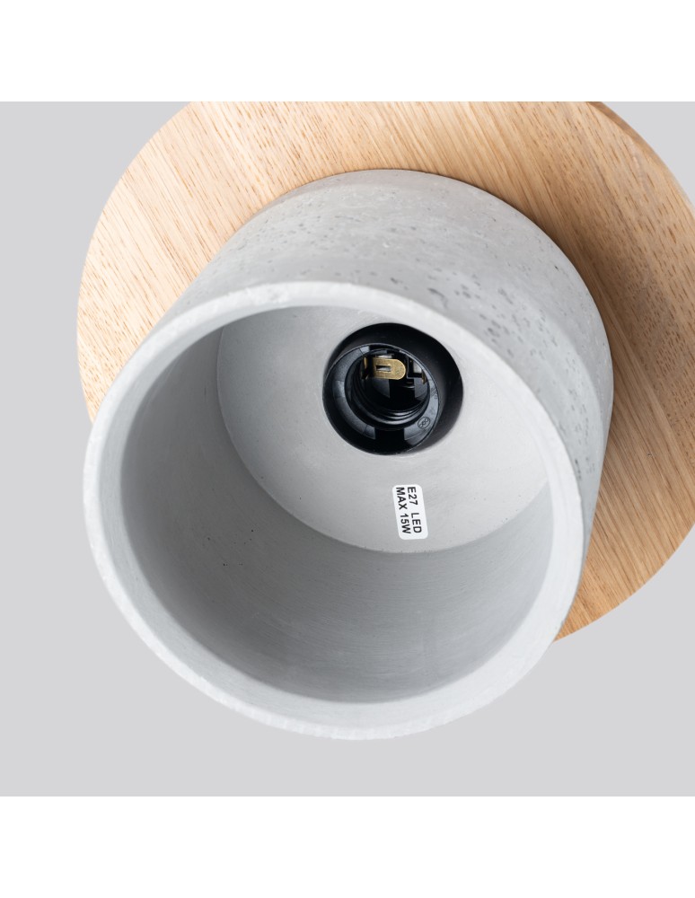 Concrete pendant lamps - Sollux MAB concrete pendant lamp SL.1363 - product kolory-swiatla.pl 5