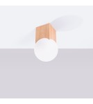 Ceiling lamps spheres - Sollux Plafond SOLIS natural wood SL.1407 - product 2