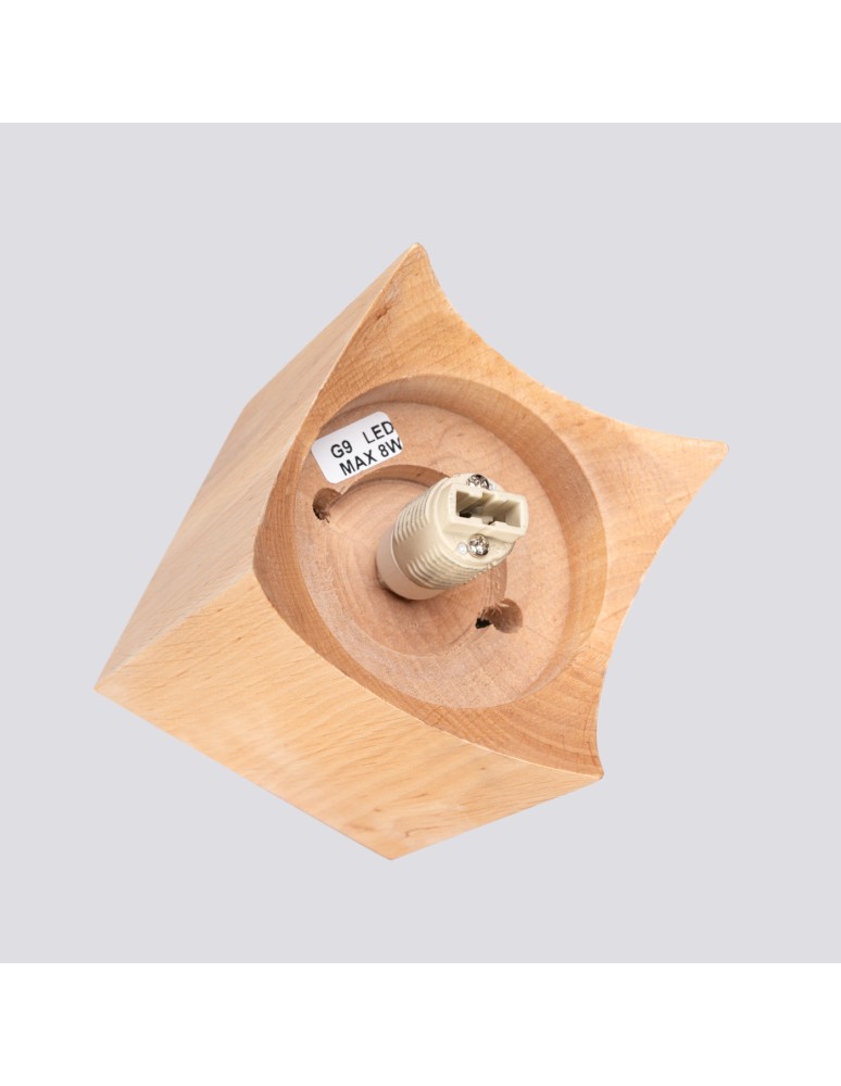 Ceiling lamps spheres - Sollux Plafond SOLIS natural wood SL.1407 - product kolory-swiatla.pl 5