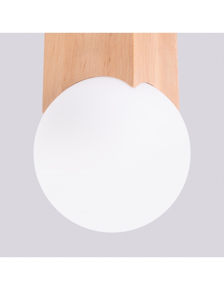 Ceiling lamps spheres - Sollux Plafond SOLIS natural wood SL.1407 - product kolory-swiatla.pl 8